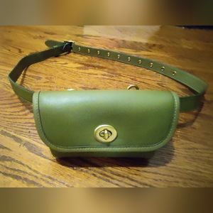 COACH small waist bag Green